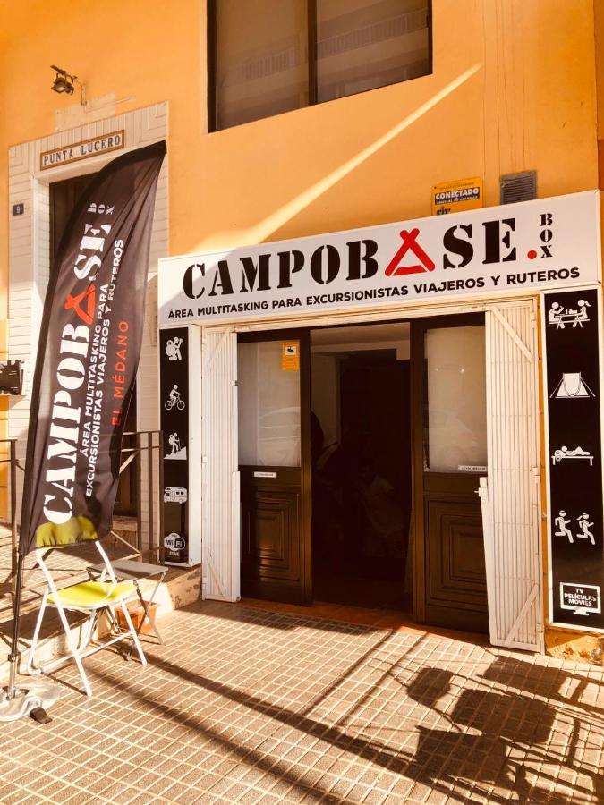 Campobase.Box Vandrarhem El Médano Exteriör bild